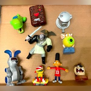 Vintage figures toys from 90s /  collectible toys Nickelodeon lot